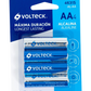 Pila Alcalina AA | Blíster con 4 Baterías AA Volteck AL-AA