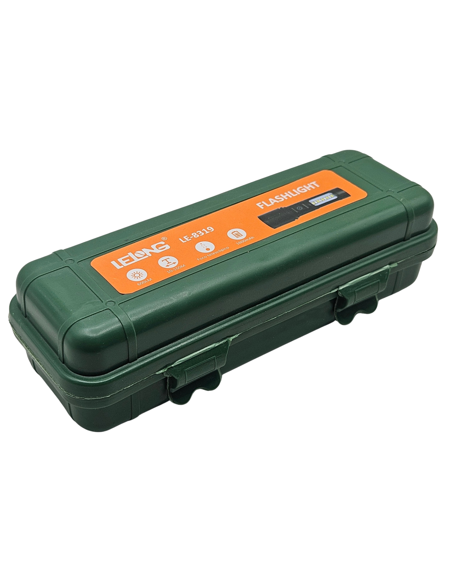 Lampara Táctica de Mano Recargable | Linterna de Mano USB | LE-8319