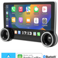 Autoestereo pantalla 10" Android Auto y Carplay Inalambrico | Estereo de pantalla doble din Universal KP-RA937
