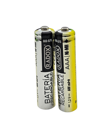 Pila AAA Recargable Ni-Mh 2 pilas 660-679