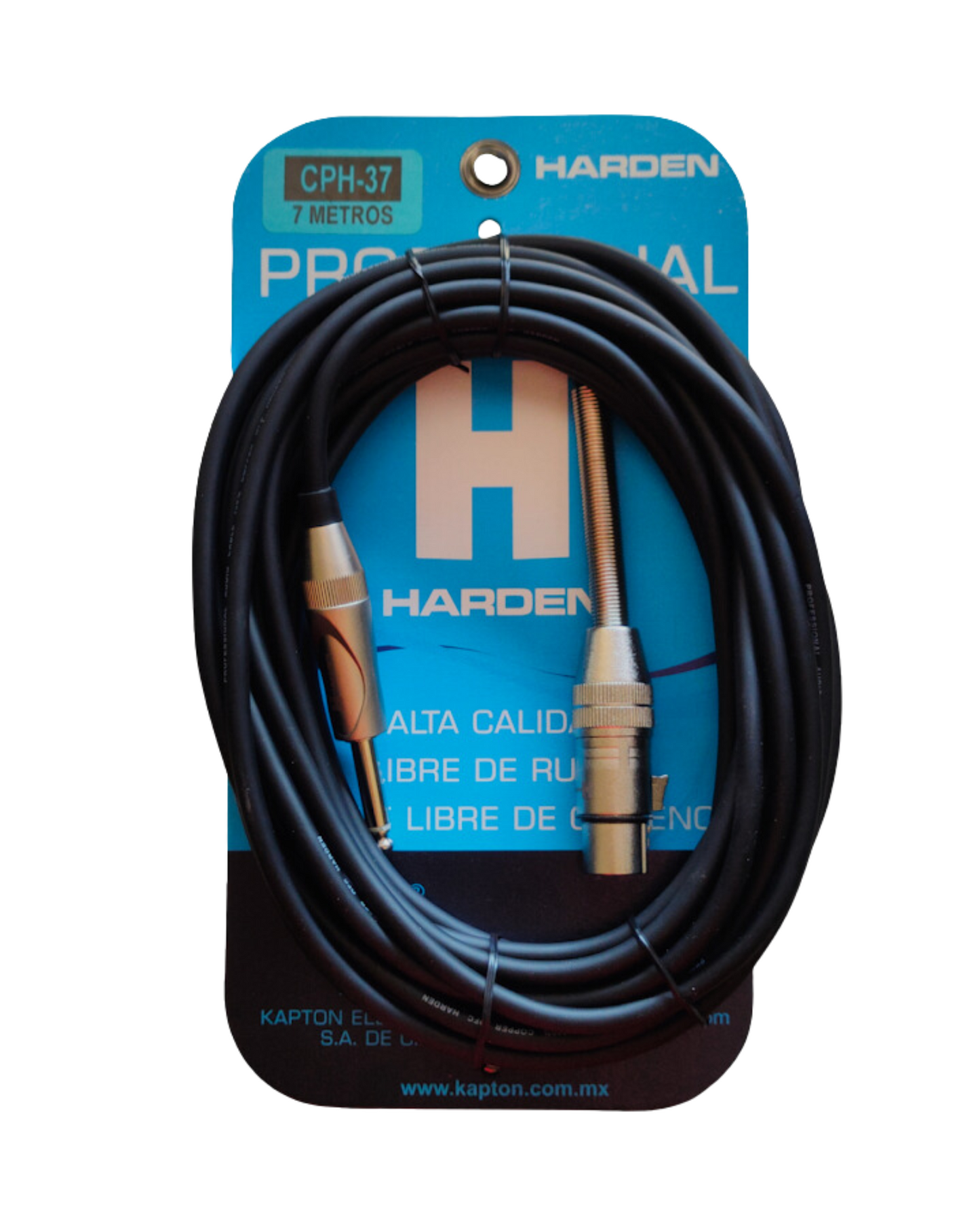 CPH-37 Cable Jack Cannon a Plug 6.3mm 7m | Cable Para Micrófono