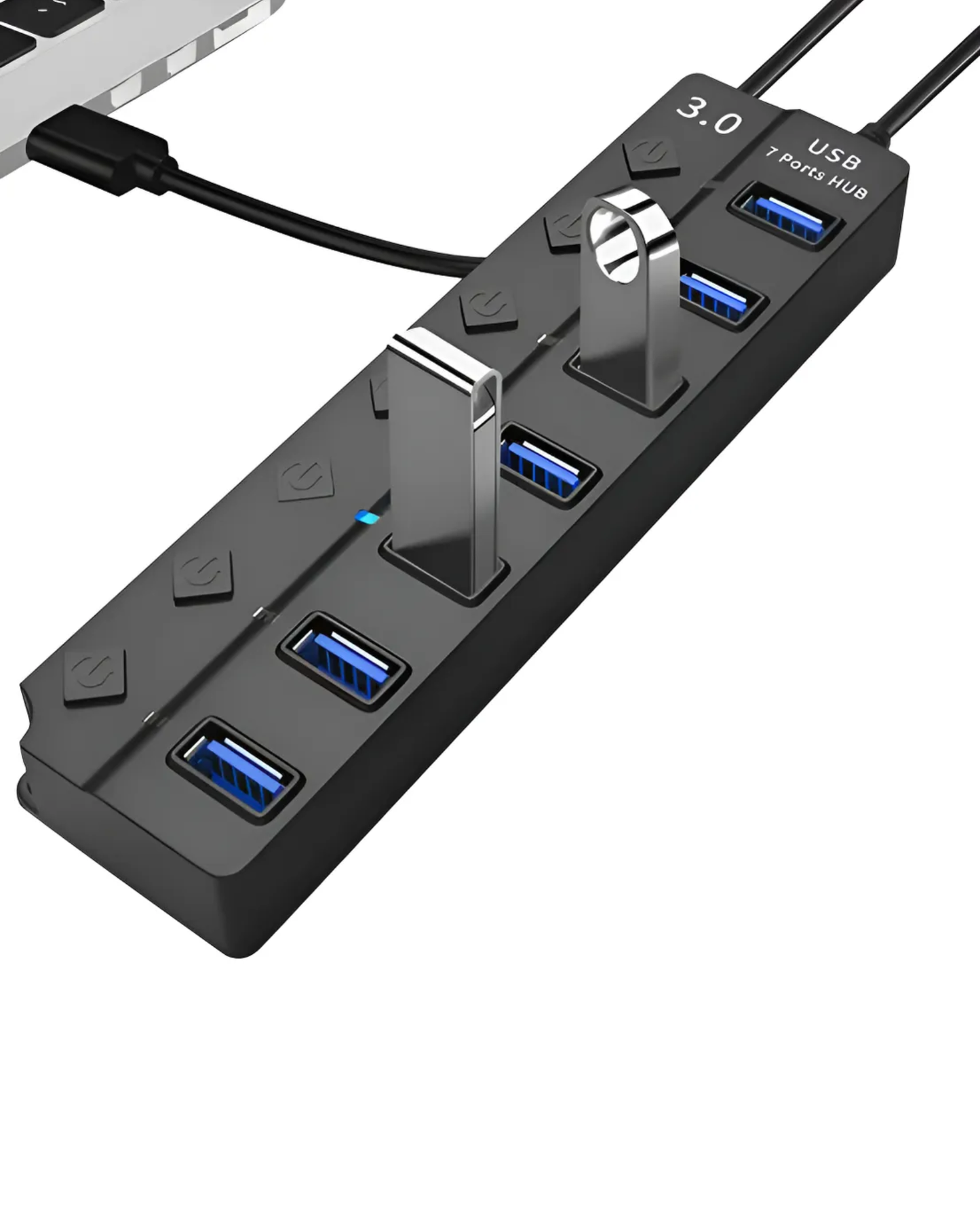 HUB USB 7 Puertos 3.0 | HUB multipuerto USB