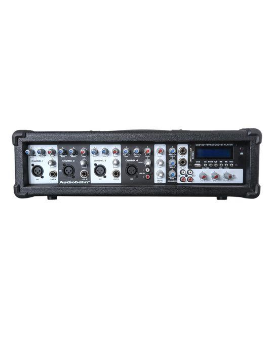 Mezcladora de Audio 4 Canales Audiobahn APM4300i