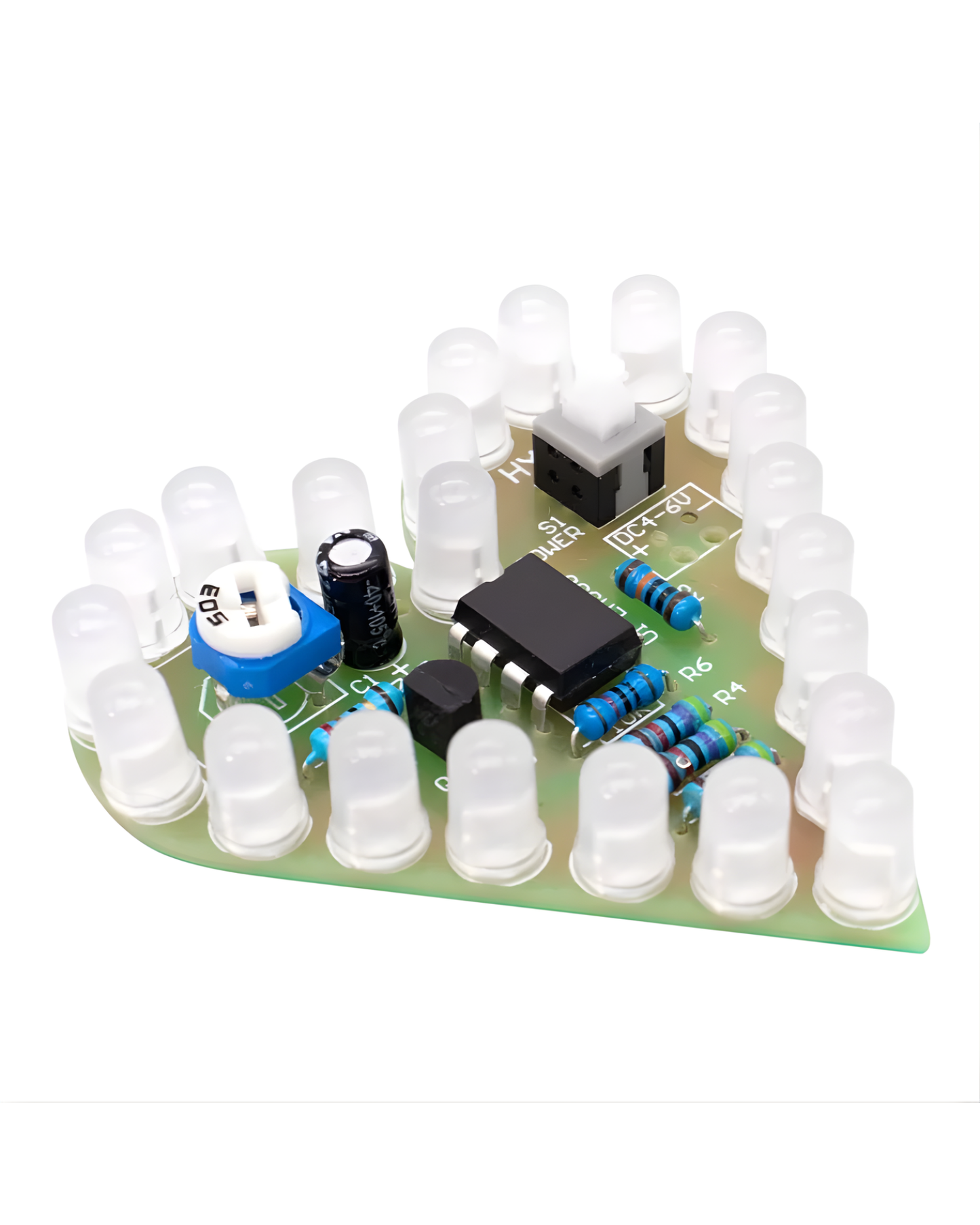 Kit Corazon Led DIY | Kit escolar para armar corazon LED