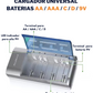Cargador de baterias universal AA / AAA / Tipo C / Tipo D / 9V