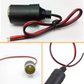 Jack para encendedor de automóvil | Conector de corriente para auto