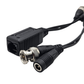 Extensor de Video por Cable UTP RJ45 CCTV CCTV-413 | Par de Video Balum para cámara de seguridad UTP BNC