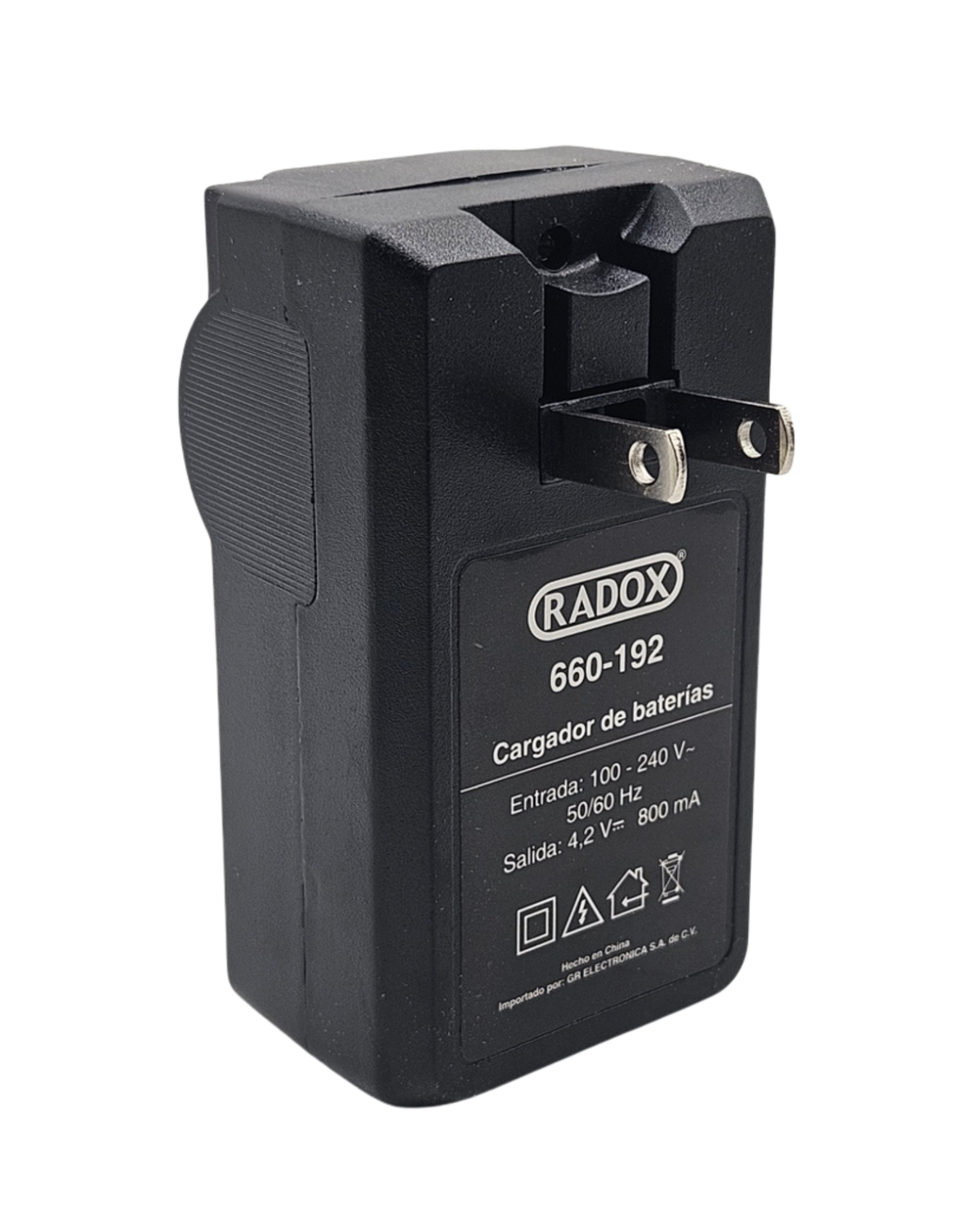 660-192 Cargador de 2 Baterías 18650