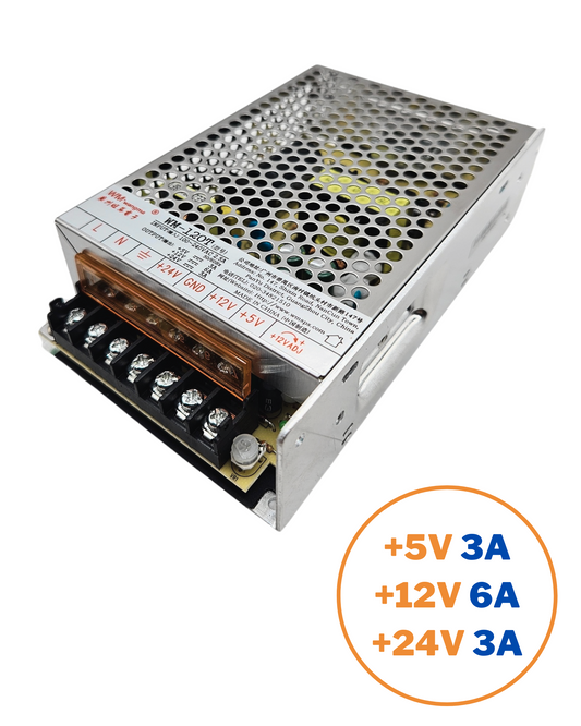 Fuente de poder conmutada combinada +5V +12V +24V