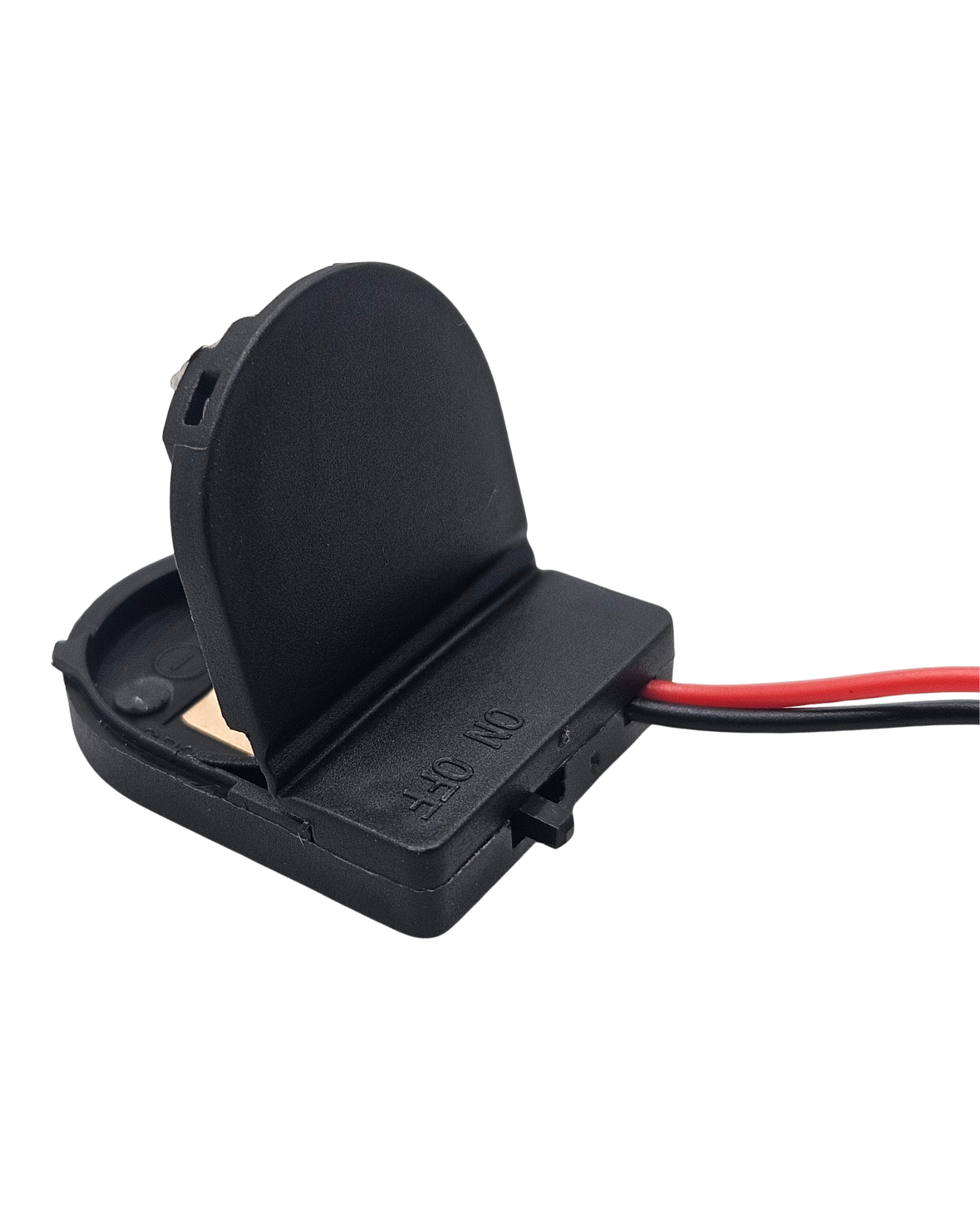 Portapila para Pila CR2032 Con Switch | Base pila de litio tipo boton