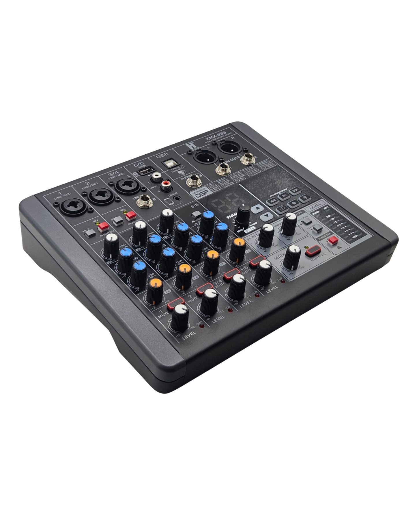 Mezcladora de Audio de 6 Canales KMX-6BS