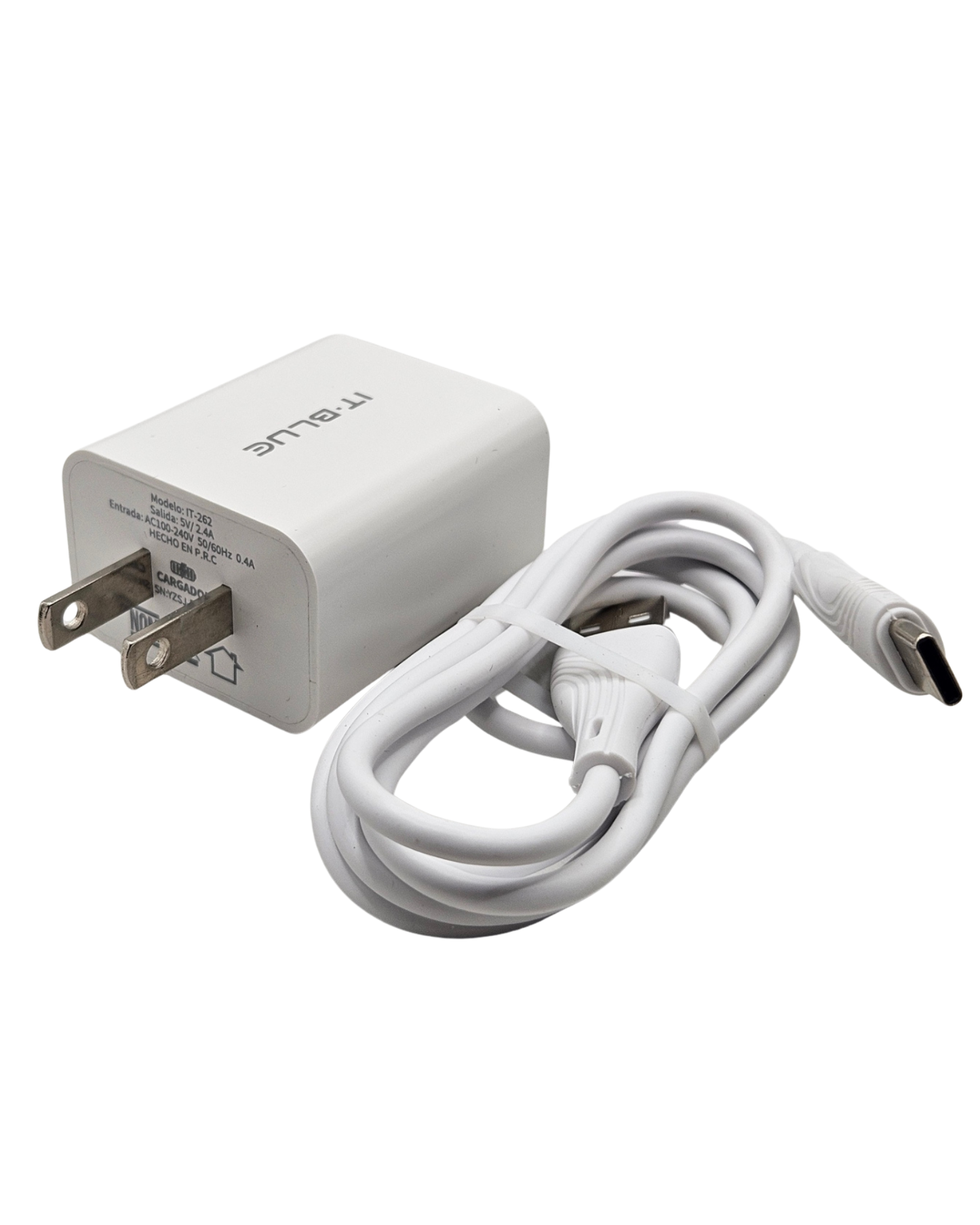 Cargador Tipo C para celular | Cargador de telefono entrada TIPO C | IT-262FV
