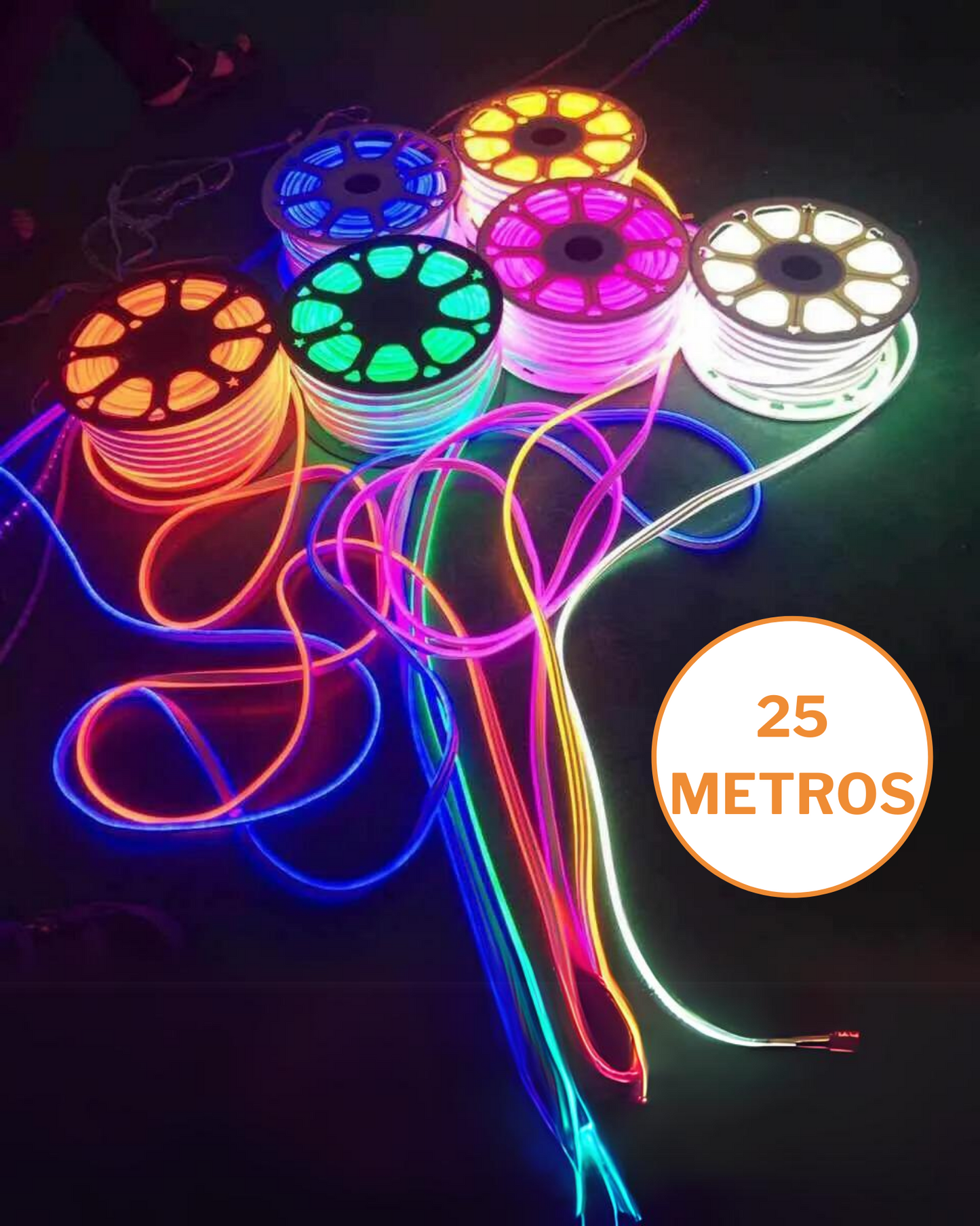 Manguera Neón LED flexible 5050 25 metros | Tira LED Neonflex 110 VAC