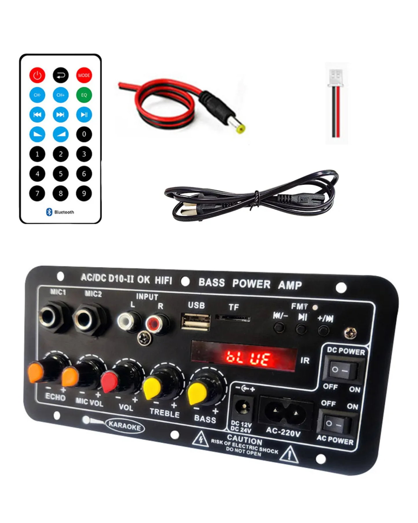 Placa Amplificada para bocina Audio 35w Negro | Repuesto placa bocina amplificada