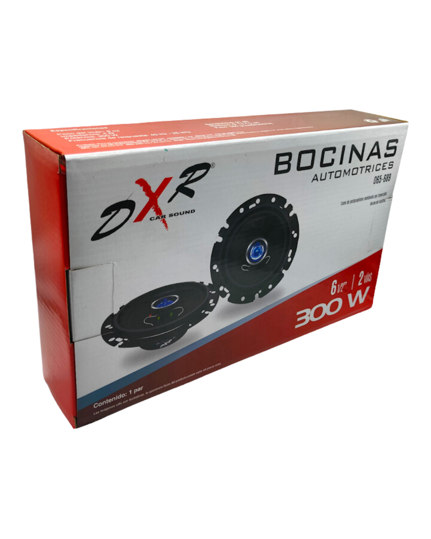 065-689 Bocina Automotriz 6½" 2 vias 300w