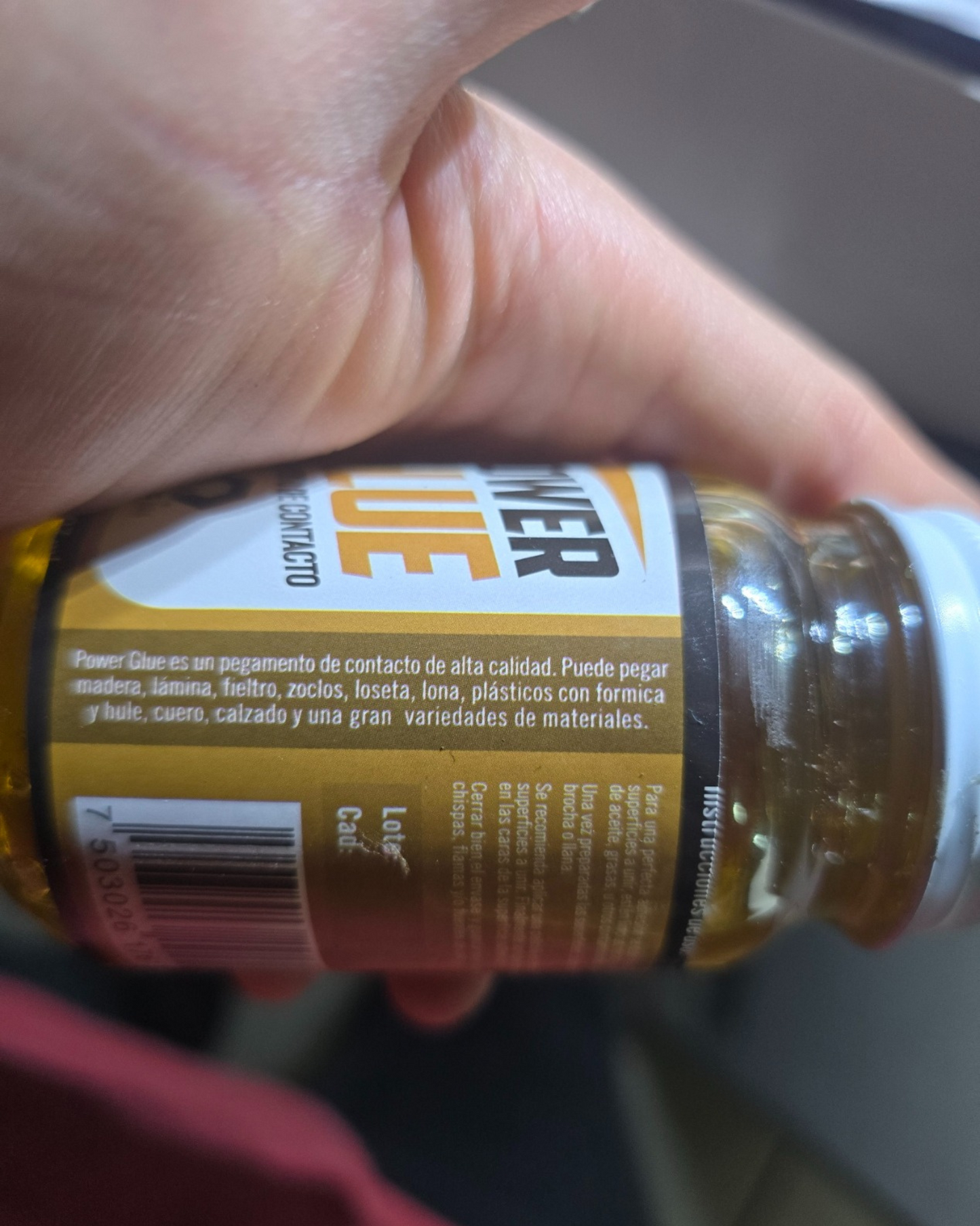 Pegamento de contacto POWER GLUE 107ml | Pegamento para enconado de bocinas