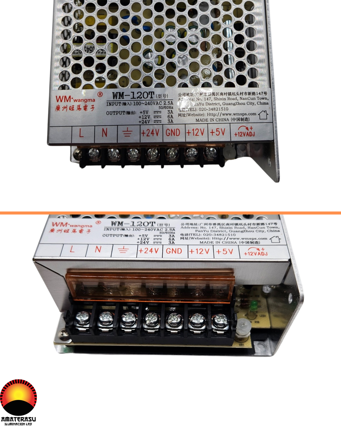 Fuente de poder conmutada combinada +5V +12V +24V