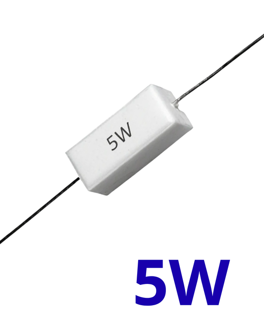 Resistencia 5W Cerámica de Piedra Diferentes Valores