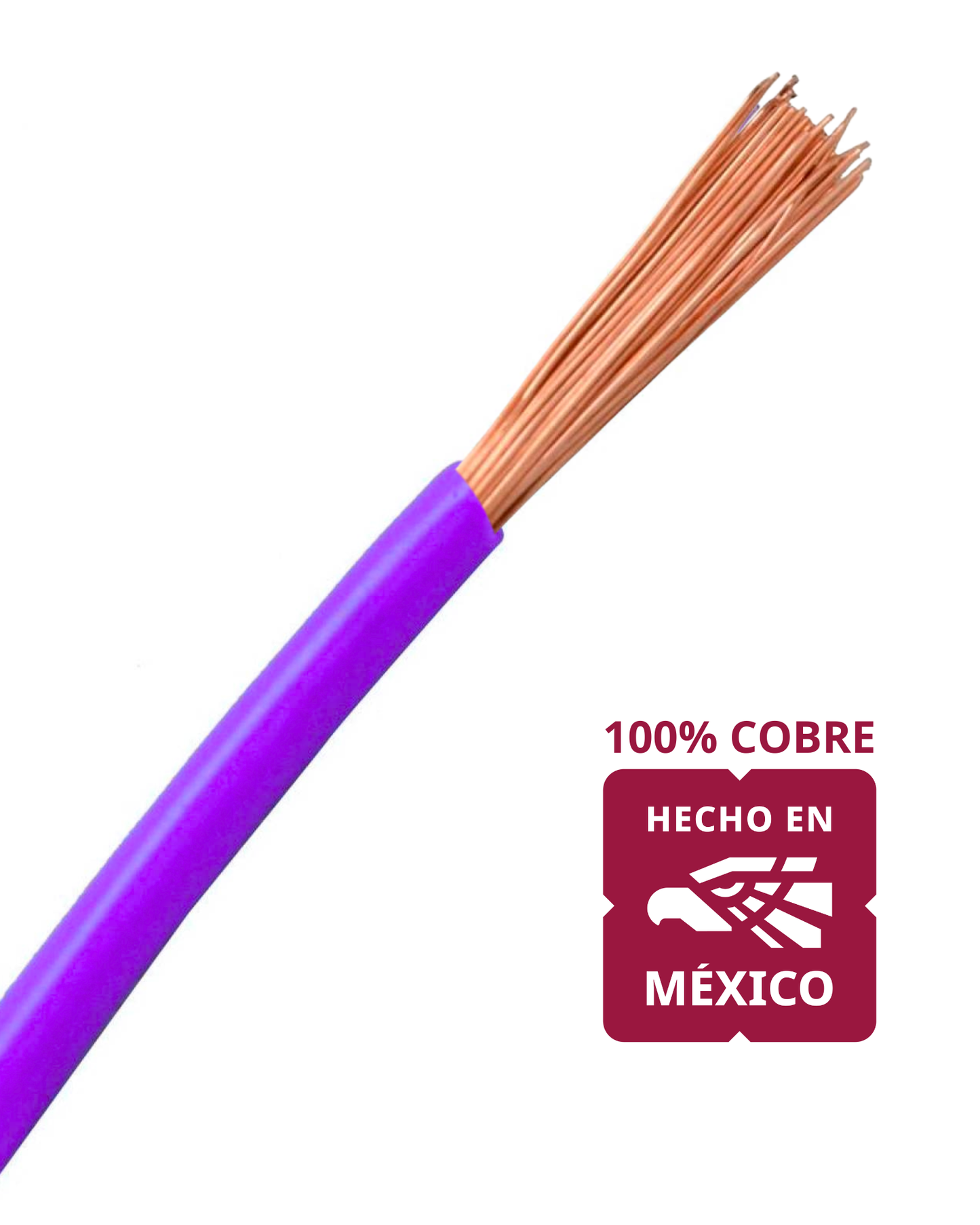 Cable unipolar calibre 18 Eléctrico Automotriz | Rollo 100 metros Cable 100% cobre 18AWG