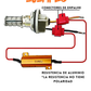 Par de resistencias para foco LED Canbus | Resistencia para error de foco LED en coche | Resistencia de potencia de aluminio 6 ohms 50W