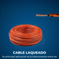 Cable electrico automotriz Laqueado Calibre 16 AWG | Rollo 30 metros C163LG8