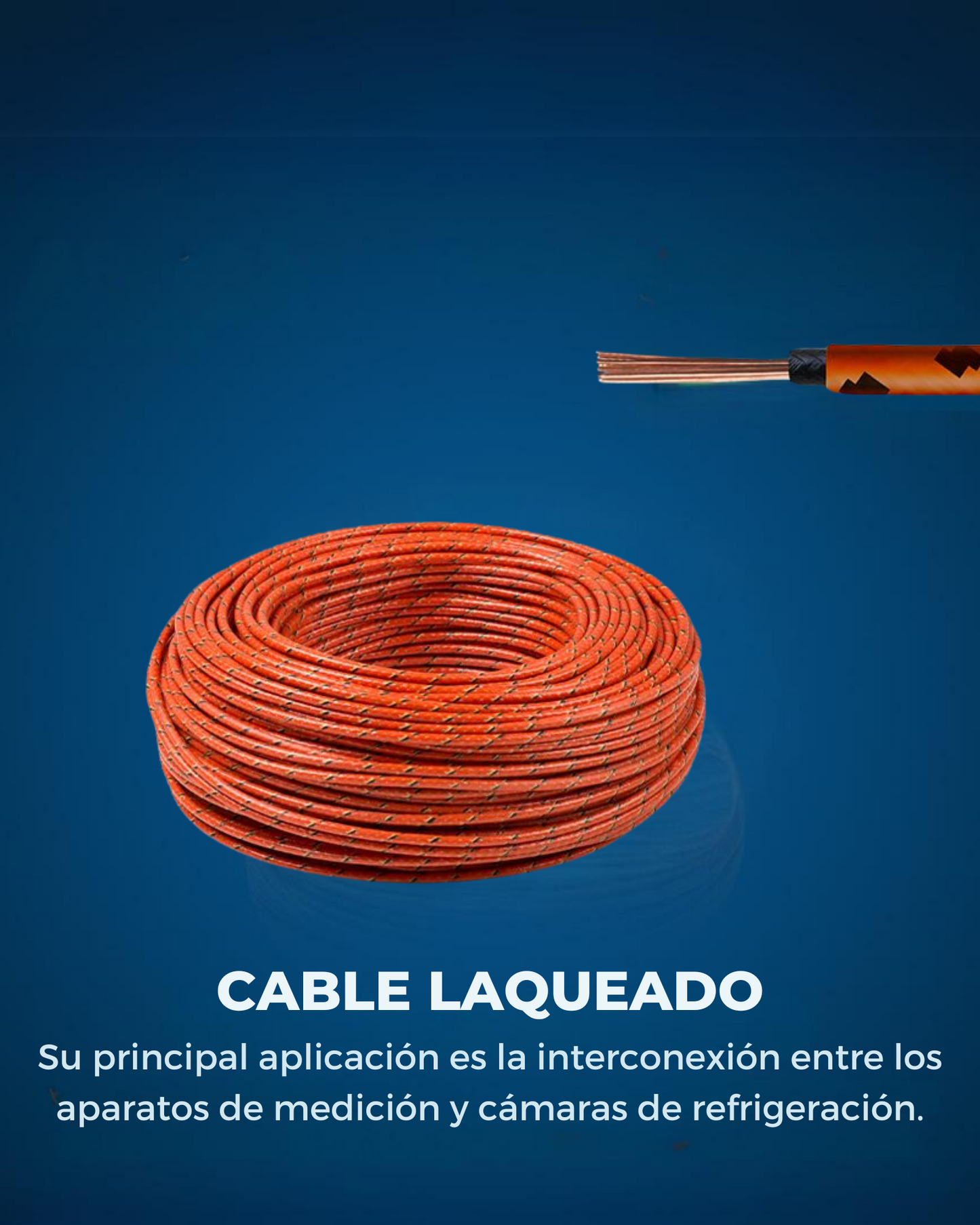 Cable electrico automotriz Laqueado Calibre 16 AWG | Rollo 30 metros C163LG8