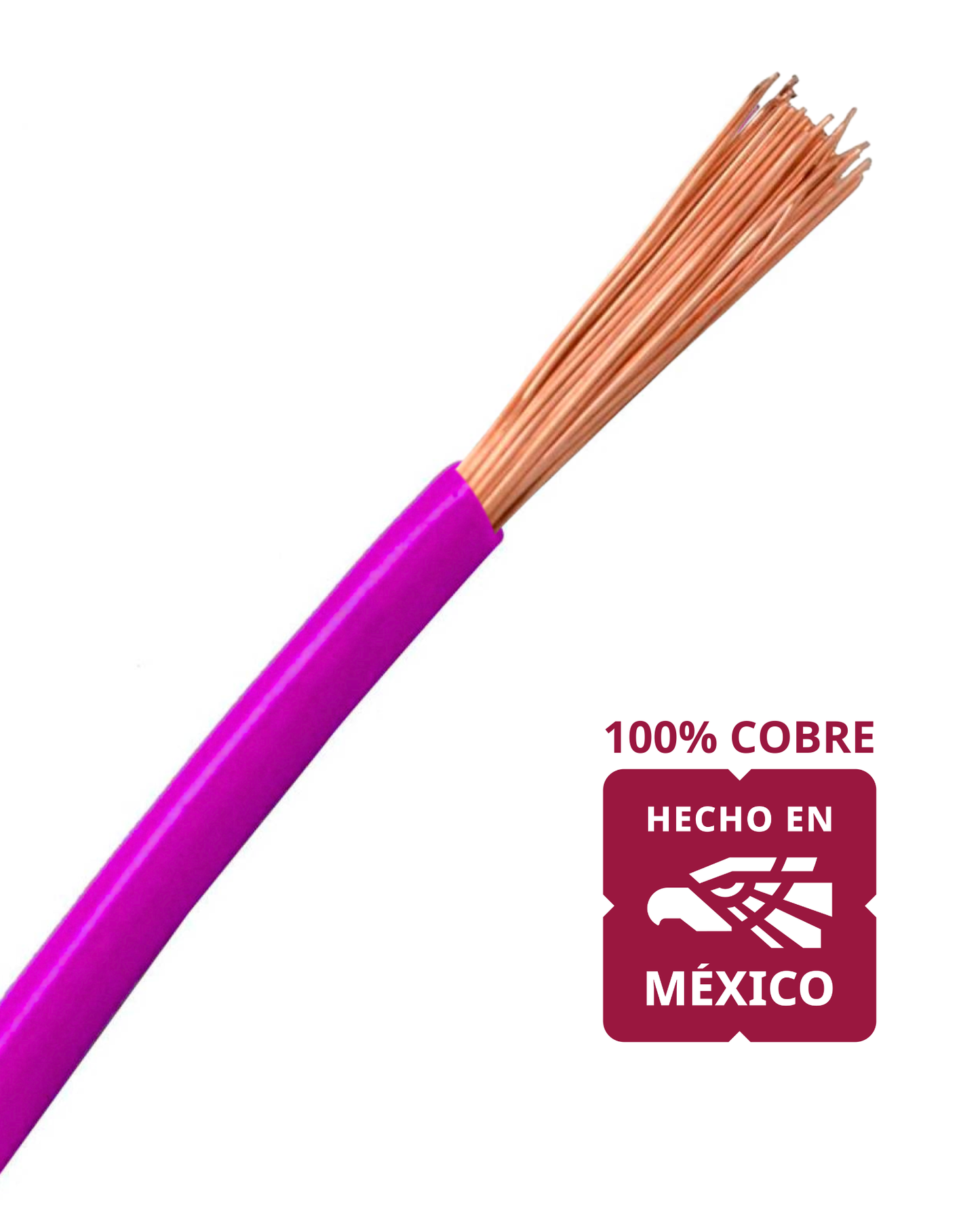 Cable unipolar calibre 18 Eléctrico Automotriz | Rollo 100 metros Cable 100% cobre 18AWG