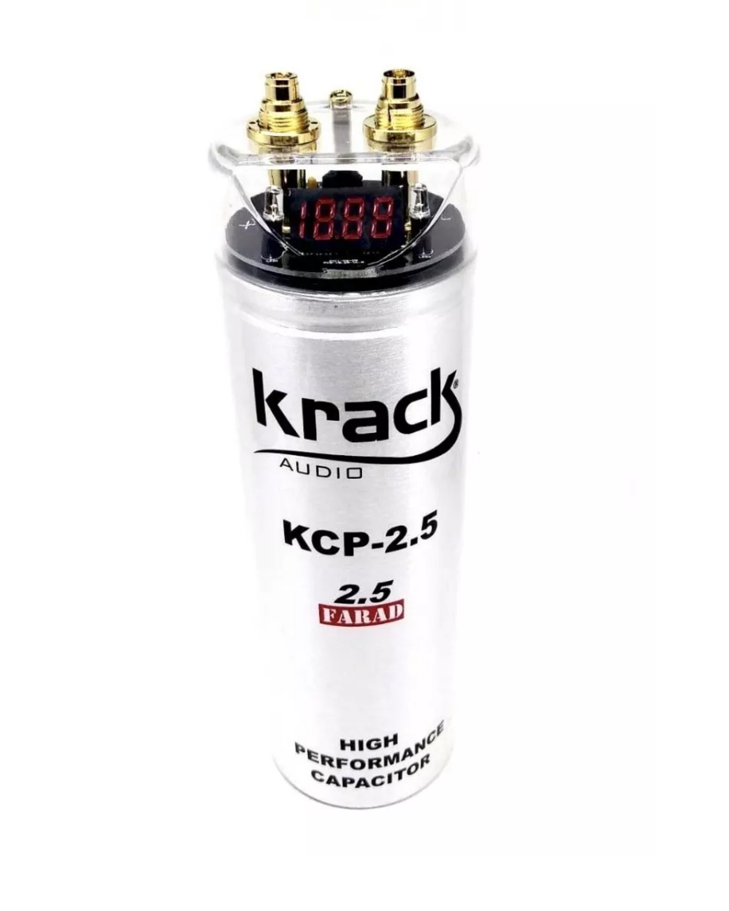 Capacitor de Auido Automotriz Krack 2.5 Faradios KCP-2.5