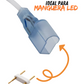 Conector para tira de LED | Conector pin H para manguera LED 7mm 245-934