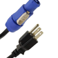 Cable de alimentacion Powercon 1.2m Uso Rudo | Cable speakon corriente cabezas moviles, luces y amplificadores