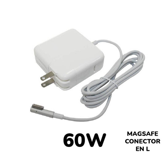 Cargador Tipo MacBook 60w Magsafe 1 Conector en L | Proximamente descontinuado