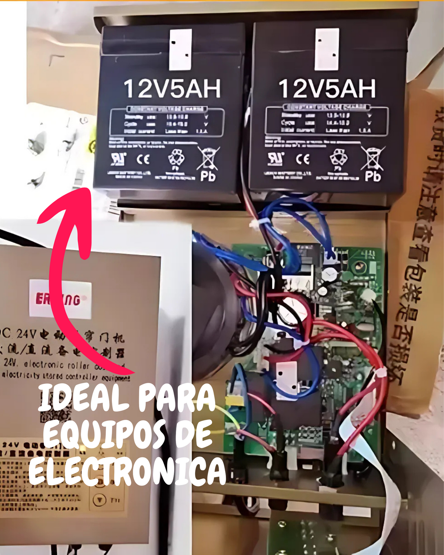 Batería 12V 5A Sellada Recargable SB-1204