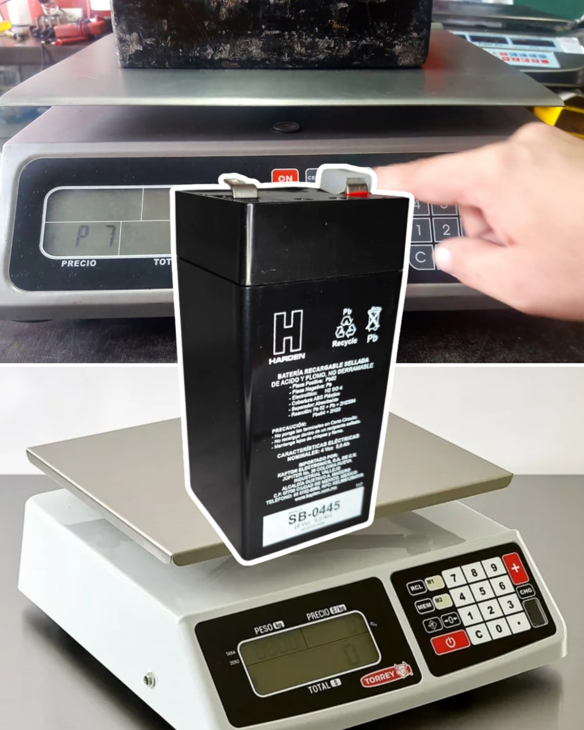 Batería 4V 5A Sellada Recargable SB-0445