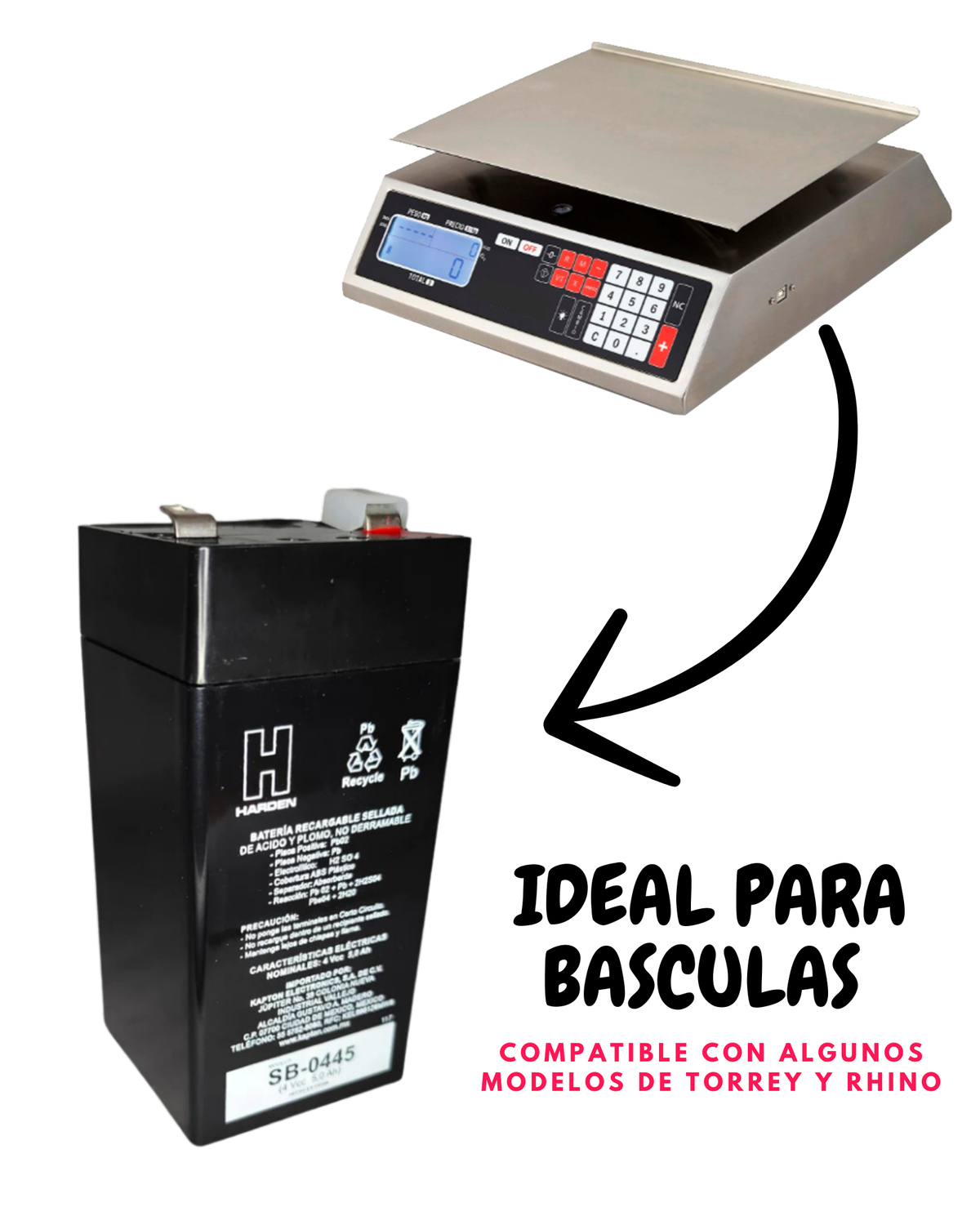 Batería 4V 5A Sellada Recargable SB-0445