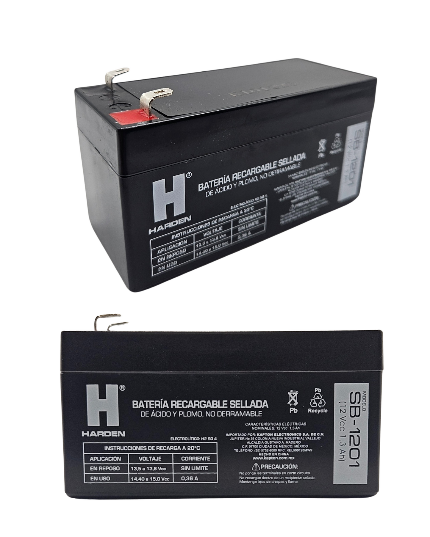 Batería 12V 1.2A Sellada Recargable SB-1201