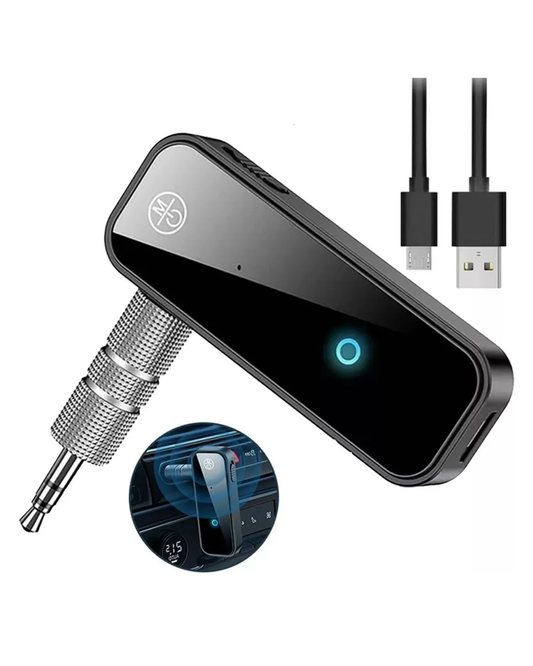 Receptor audio Bluetooth auxiliar para carro | Adaptador Bluetooth 3.5mm automovil