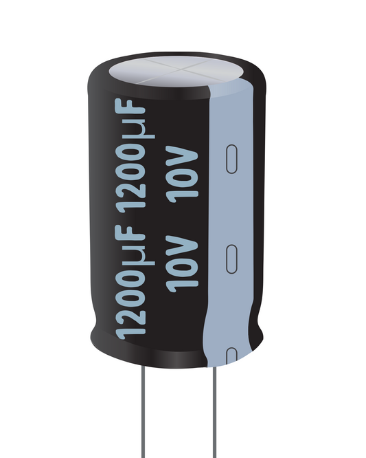 Capacitor Electrolítico 1,200mF 10v