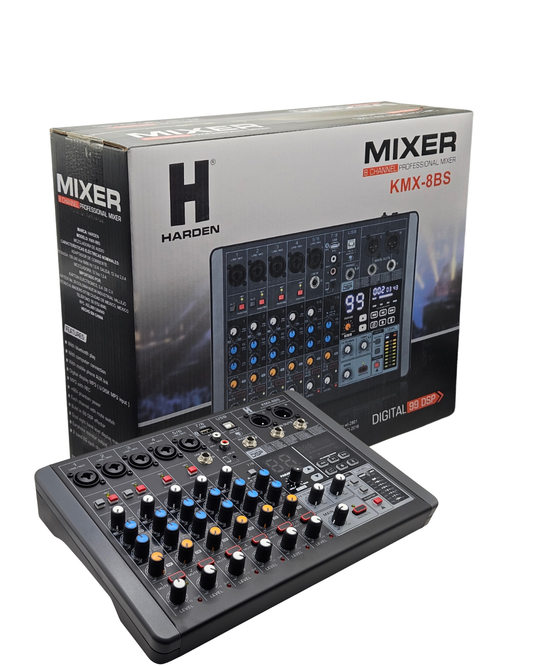 Mezcladora de Audio de 8 Canales KMX-8BS