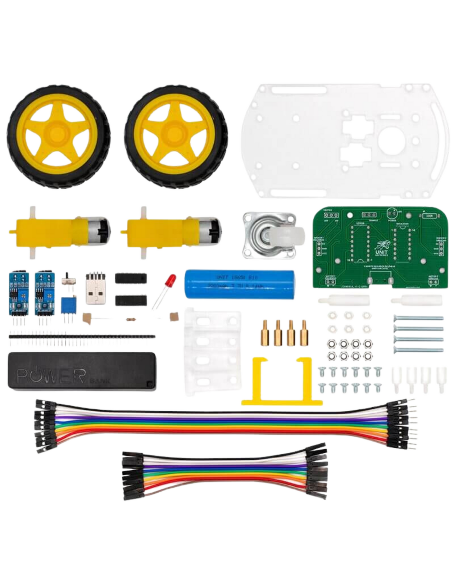 kit de Carrito Seguidor de Líneas UNIT-CAR (V1.0)