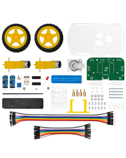 Kit de Carrito Seguidor de Líneas UNIT-CAR (V1.0) | Proximamente descontinuado