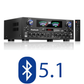 Amplificador de Audio Digital 3000W | Estereo para casa Bluetooth | Ideal para teatro en casa 5.1