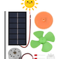 Kit celda solar y motor | Proyecto escolar de energia solar | Panel solar didactico