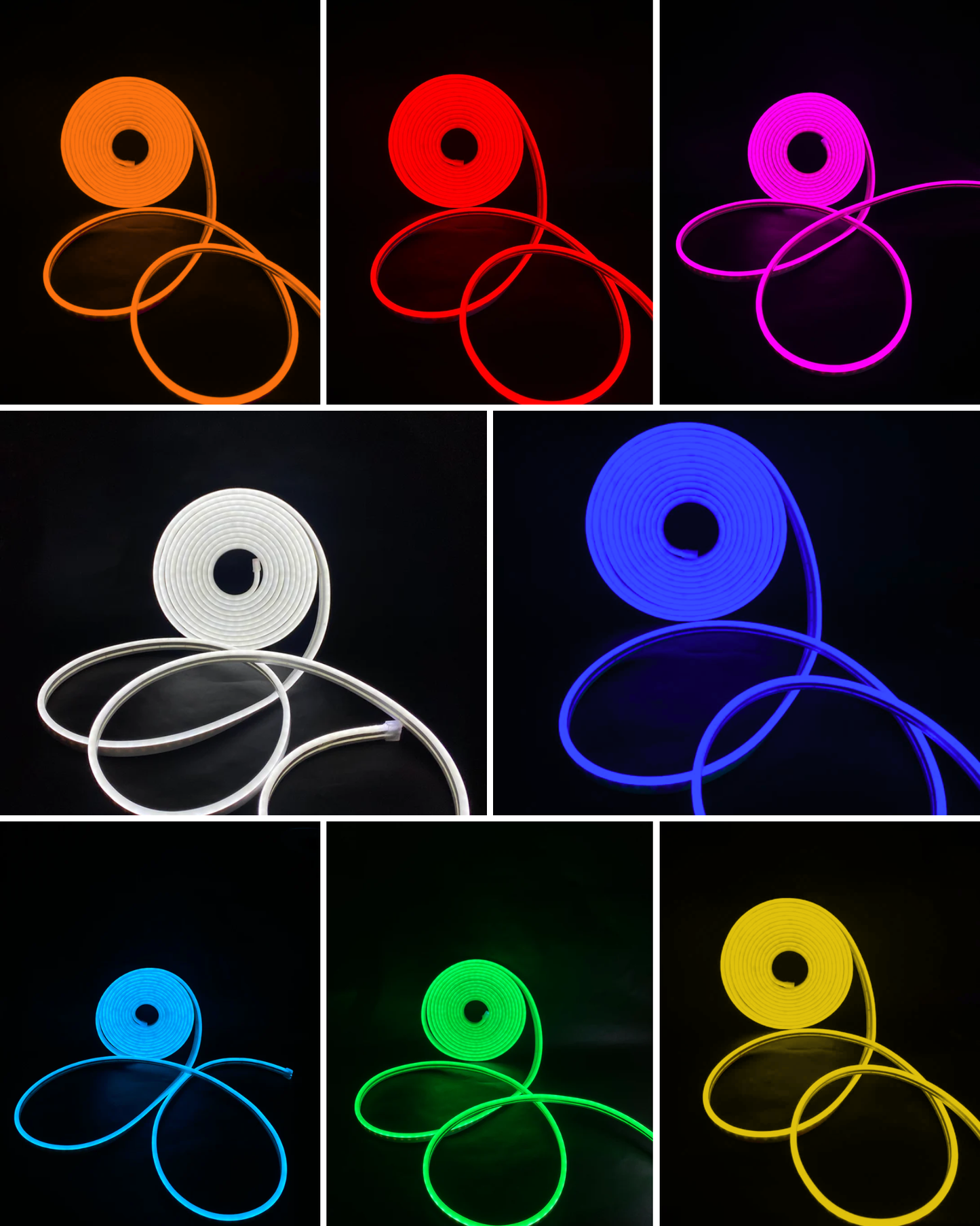 Rollo de LED Neonflex 12V  5m | Incluye Fuente de Alimentación