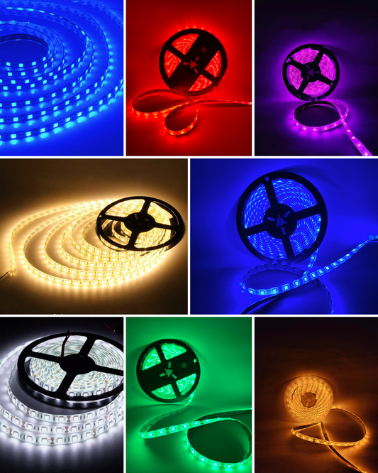 Rollo de Tira de LED 5050 12v 5 metros | Incluye Fuente de Alimentación