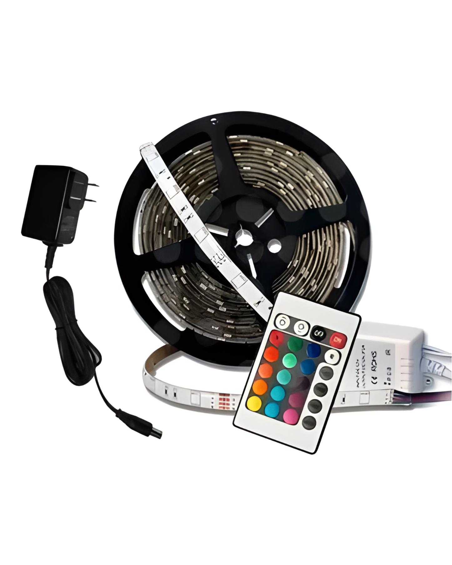 Rollo de Tira LED RGB Multicolor 5m | Cambio de colores | Incluye Fuente de Alimentación | 05103
