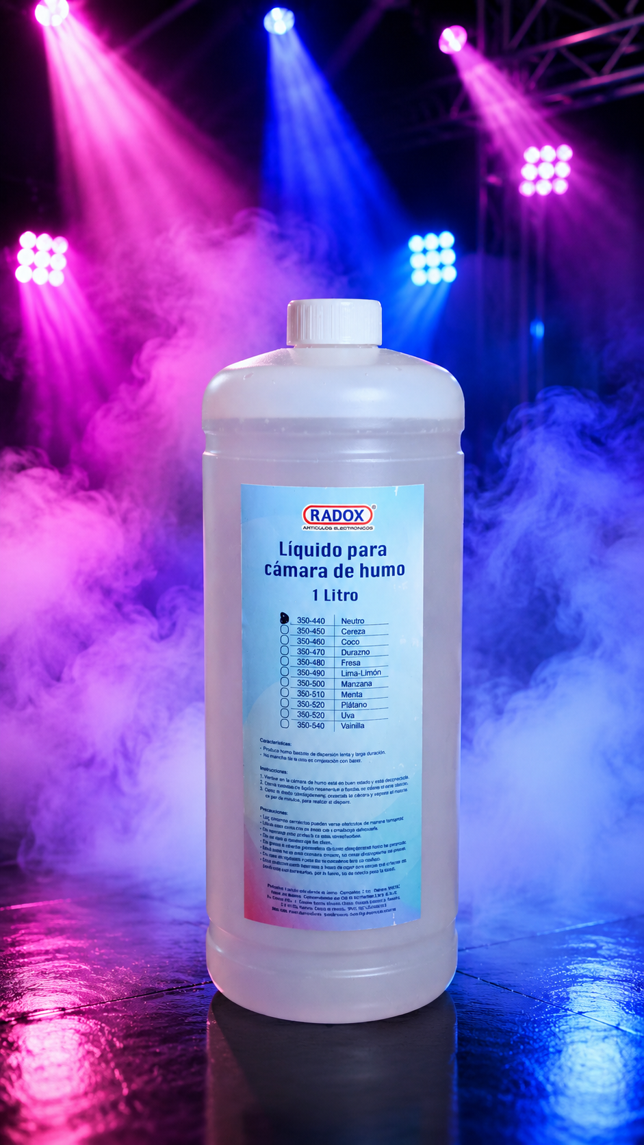 350-440 Liquido para Camara de Humo neutro Radox 1Lt