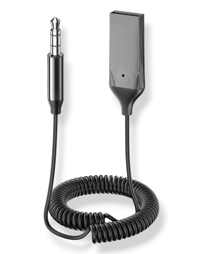 Receptor de Audio Bluetooth 5.1 Auxiliar 3.5mm para Automóvil