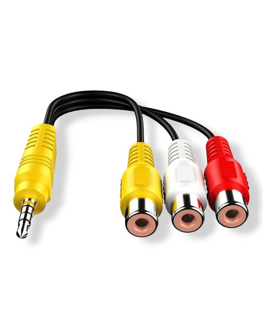 Cable 3.5mm a 3 RCA Hembra