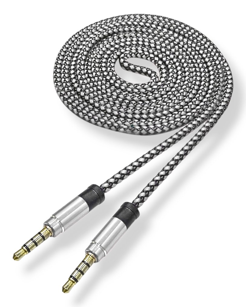 Cable de audio 3.5mm a 3.5mm 1.8m 080-052