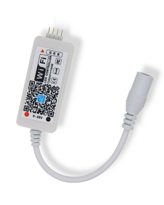 E065 Controlador WIFI para tira de LED RGB Compatible con Alexa y Google Assistant